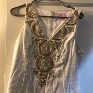 Lilly Pulitzer gabby white shift